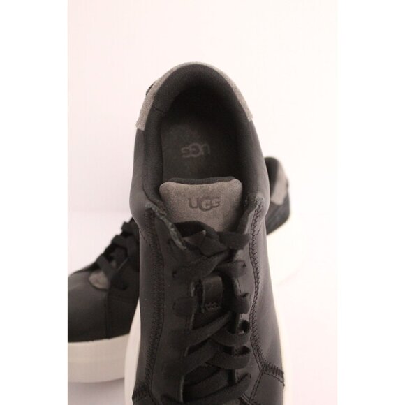 UGG Platform Sneakers Women's 7 Black White Ultra Suede Lace Up S/N 1158032 NWOB - Picture 10 of 11